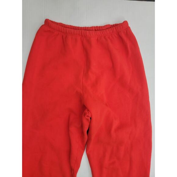 Joah Brown French Oversized Sweatpants Jogger S/M Red Hot Sauce - Picture 10 of 11